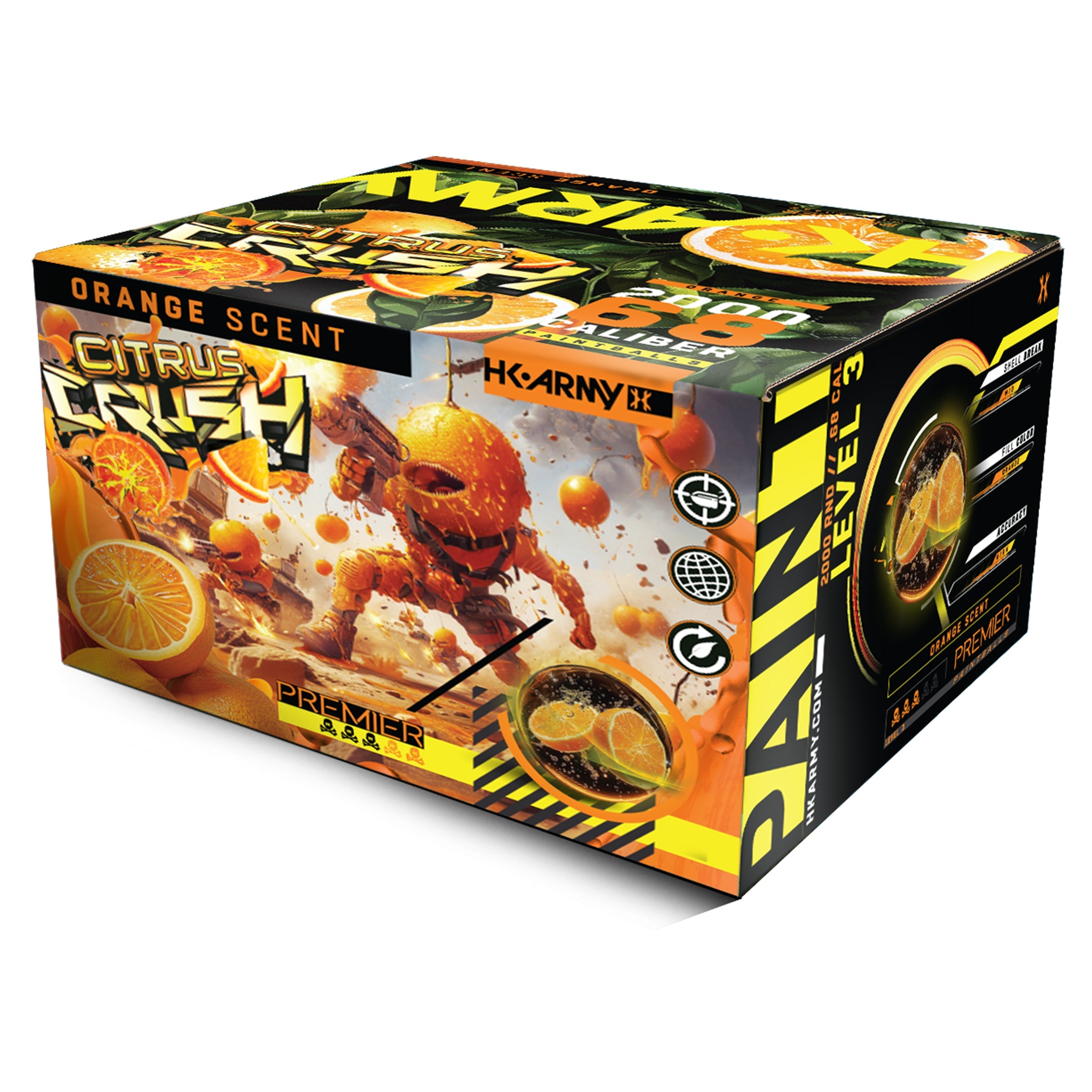 HK Army Citrus Crush Scented Paintballs - Premier Orange Fill - Image 7