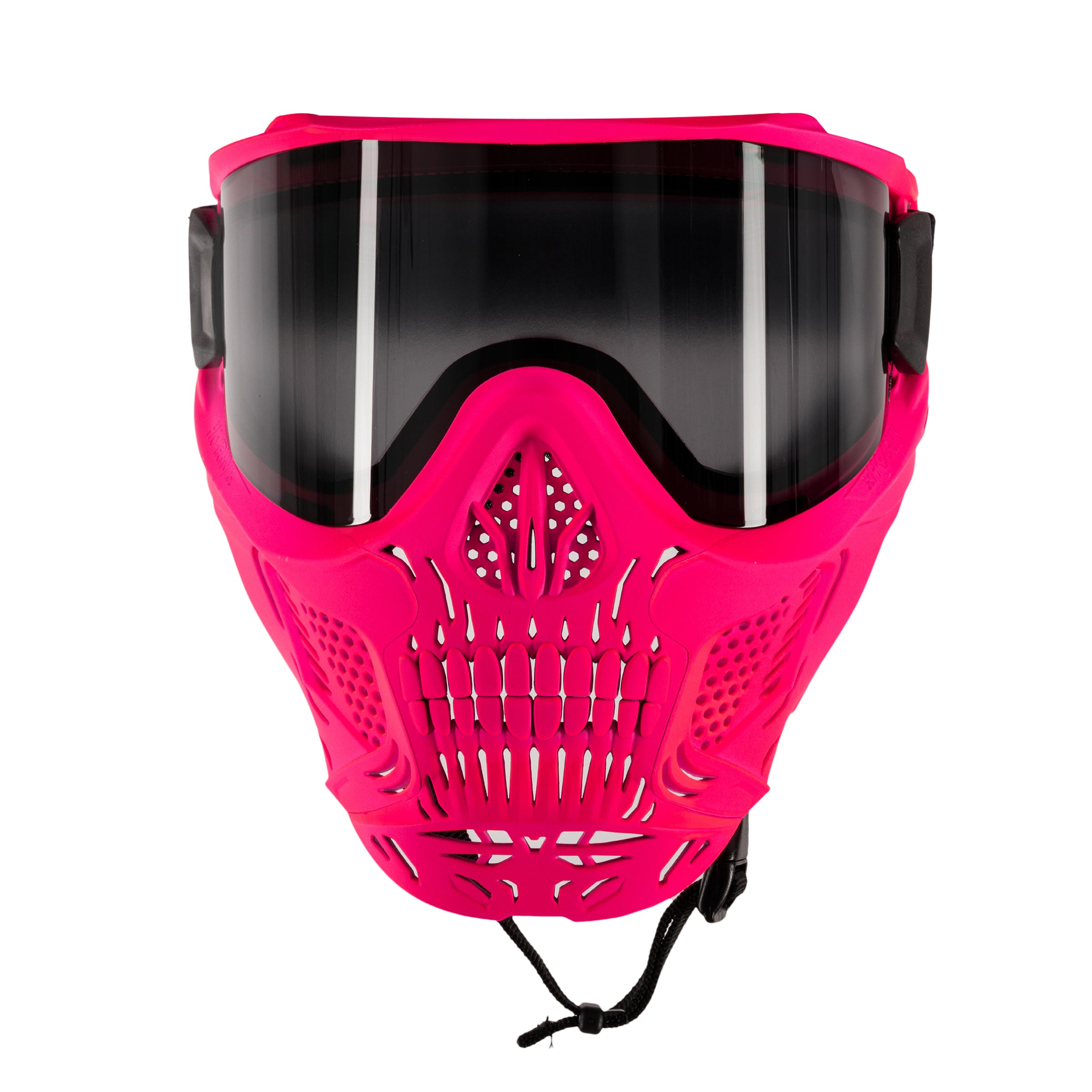 HSTL Skull Goggle "Neon Pink" - W/ Smoke Lens | Paintball Goggle | Mask | Hk Army - Image 3