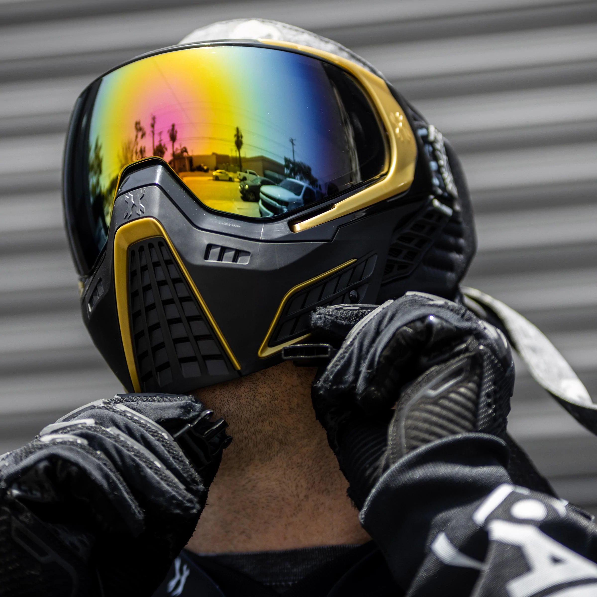 Klr Goggle Prestige - Black/Gold/Fusion Lens | Paintball Goggle | Mask | Hk Army - Image 7