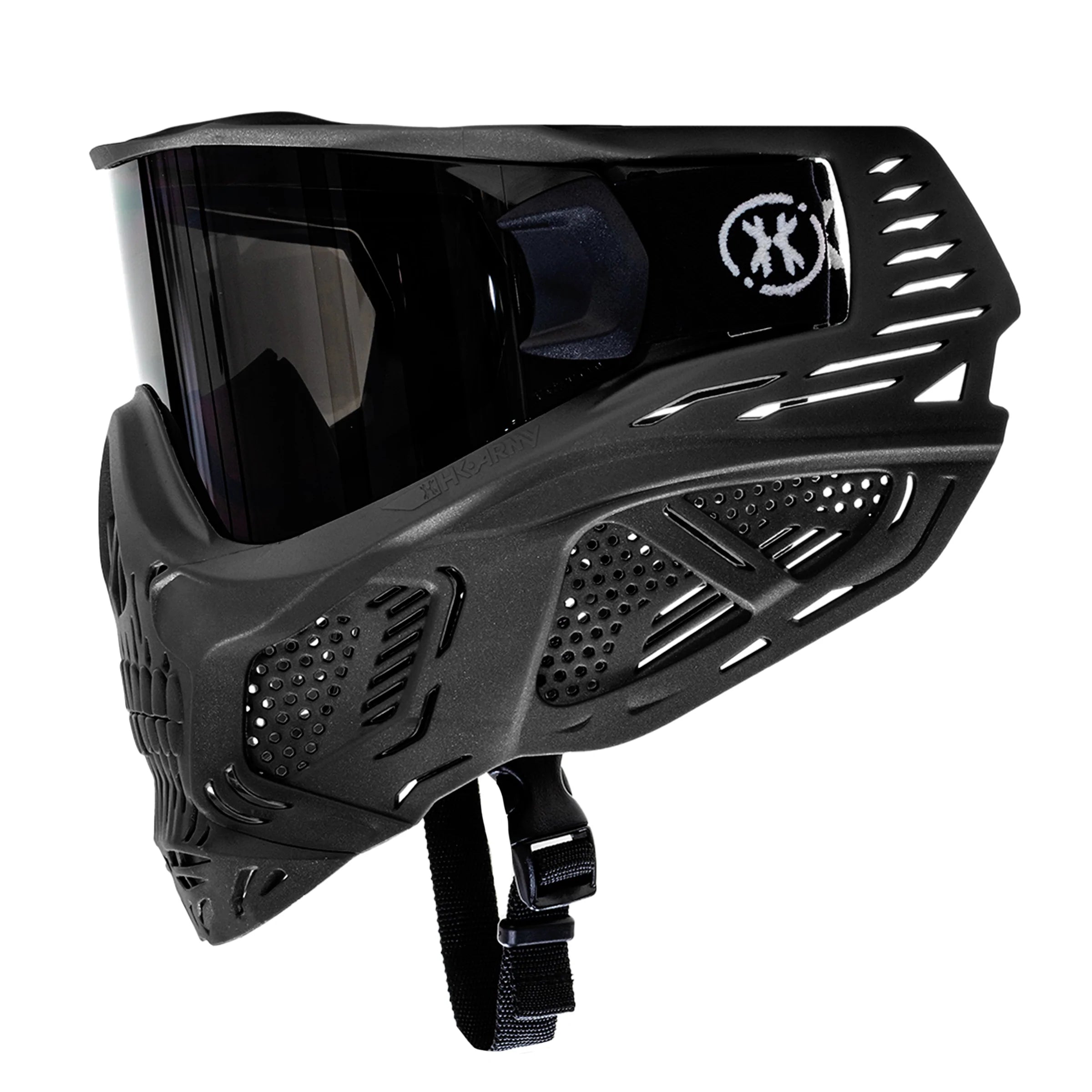 Hstl Skull Goggle "Punisher" - Black W/ Smoke Lens - Image 3