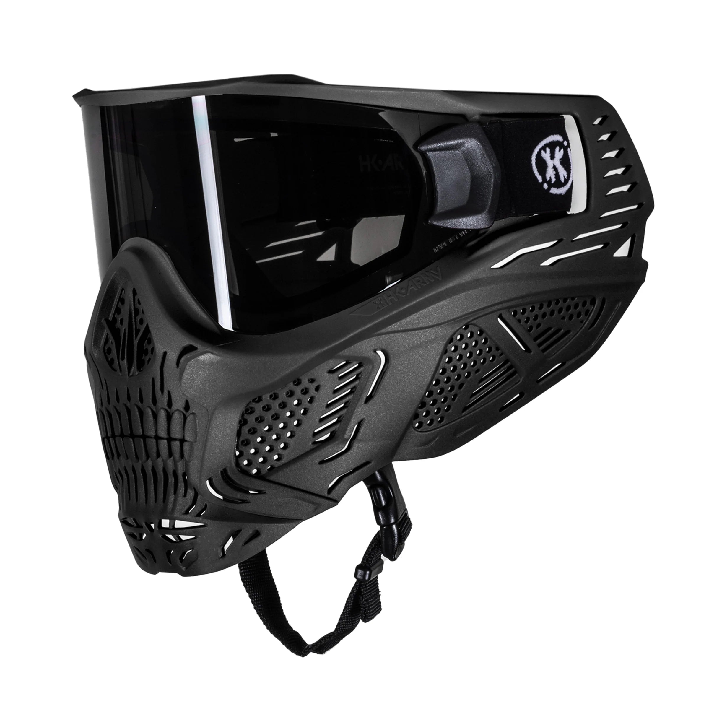 Hstl Skull Goggle "Punisher" - Black W/ Smoke Lens