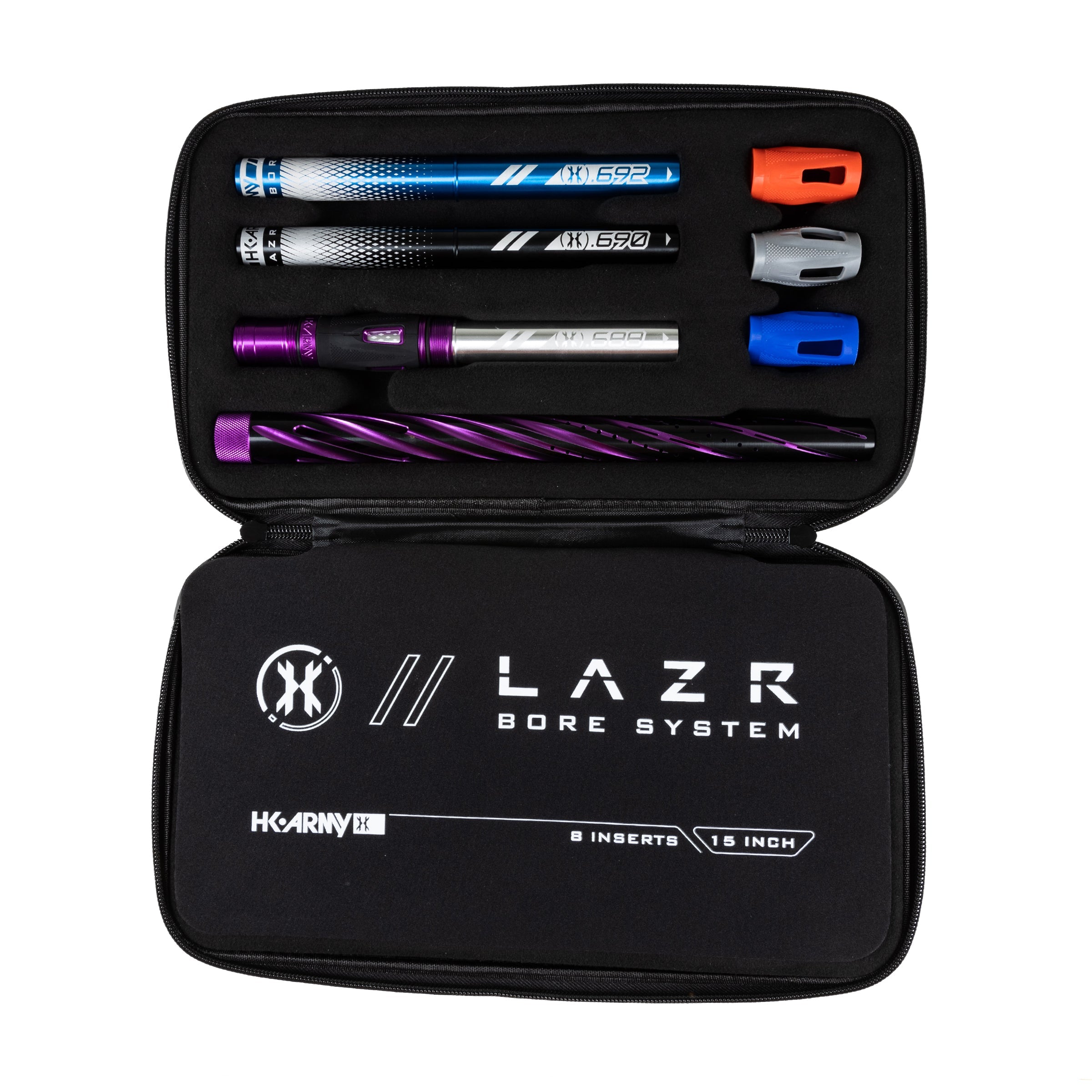 LAZR Elite Orbit Barrel Kit - 15' Dust Purple/Colored Inserts - Cocker Threads - Image 3