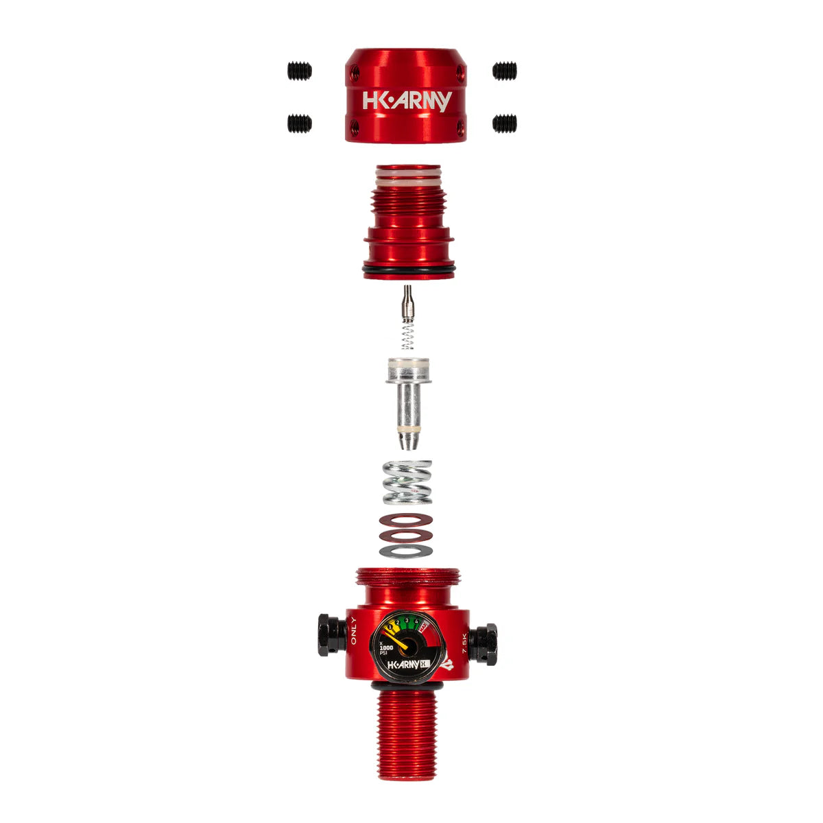 AeroLite Pro Regulator - Adjustable & Rotational - Red - Image 6