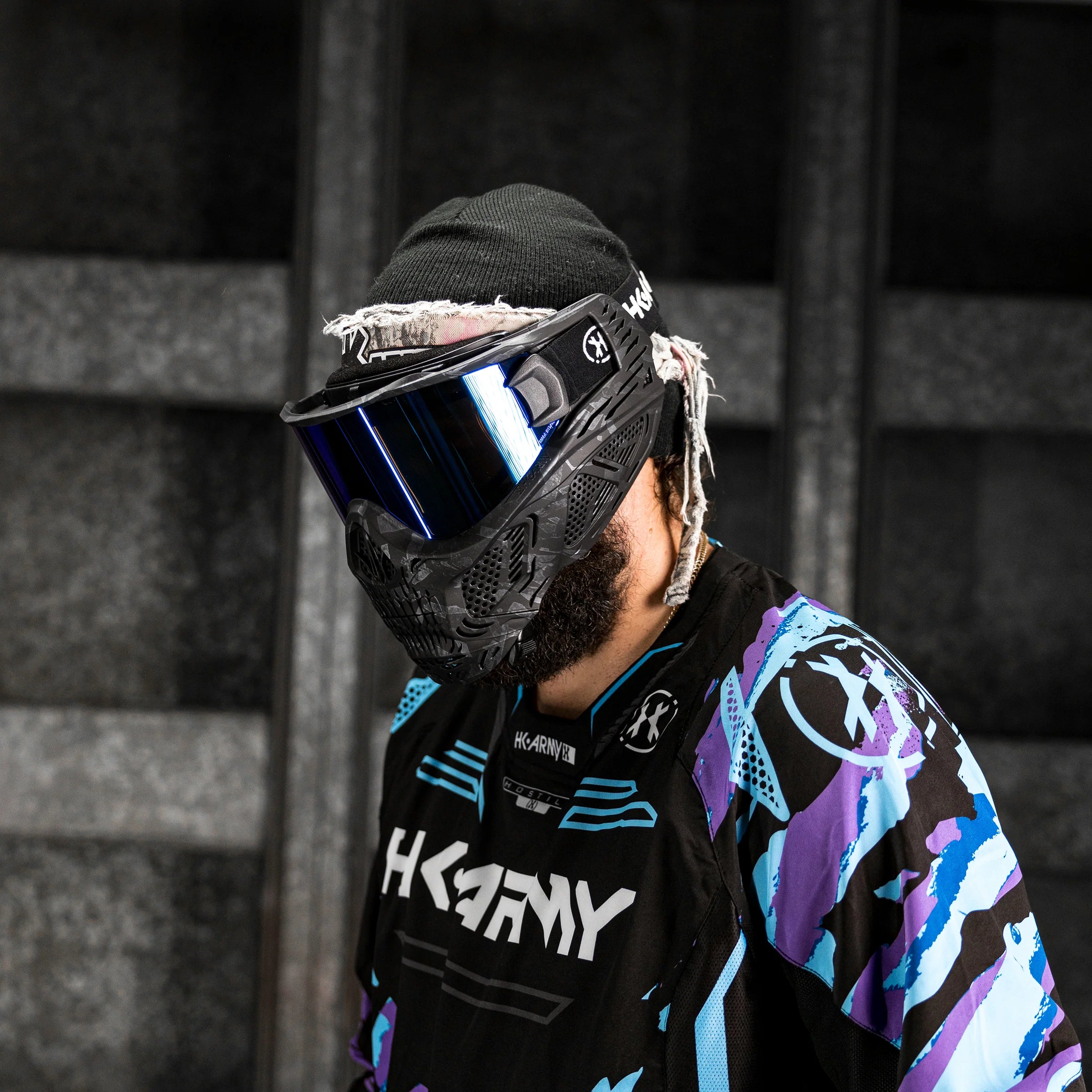 HSTL Skull Goggle "Shards" W/ Ice Lens | Paintball Goggle | Mask | Hk Army - Image 4