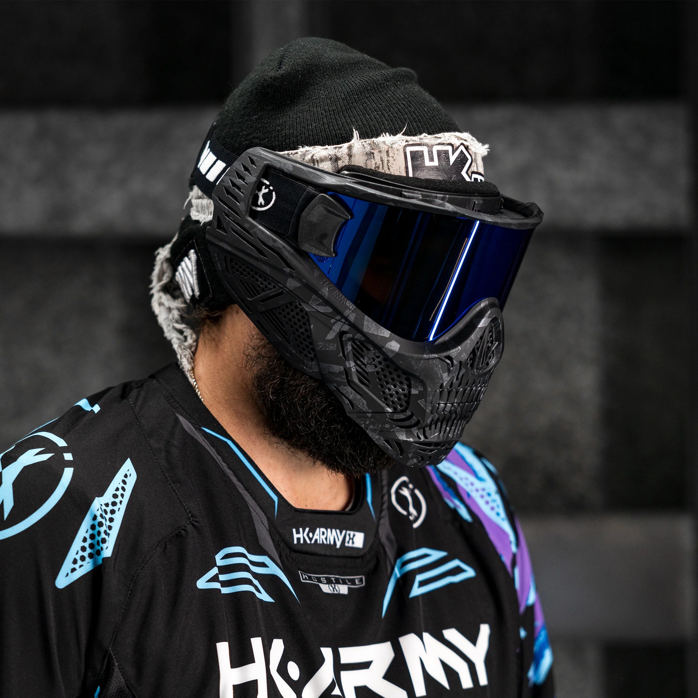 HSTL Skull Goggle "Shards" W/ Ice Lens | Paintball Goggle | Mask | Hk Army - Image 5