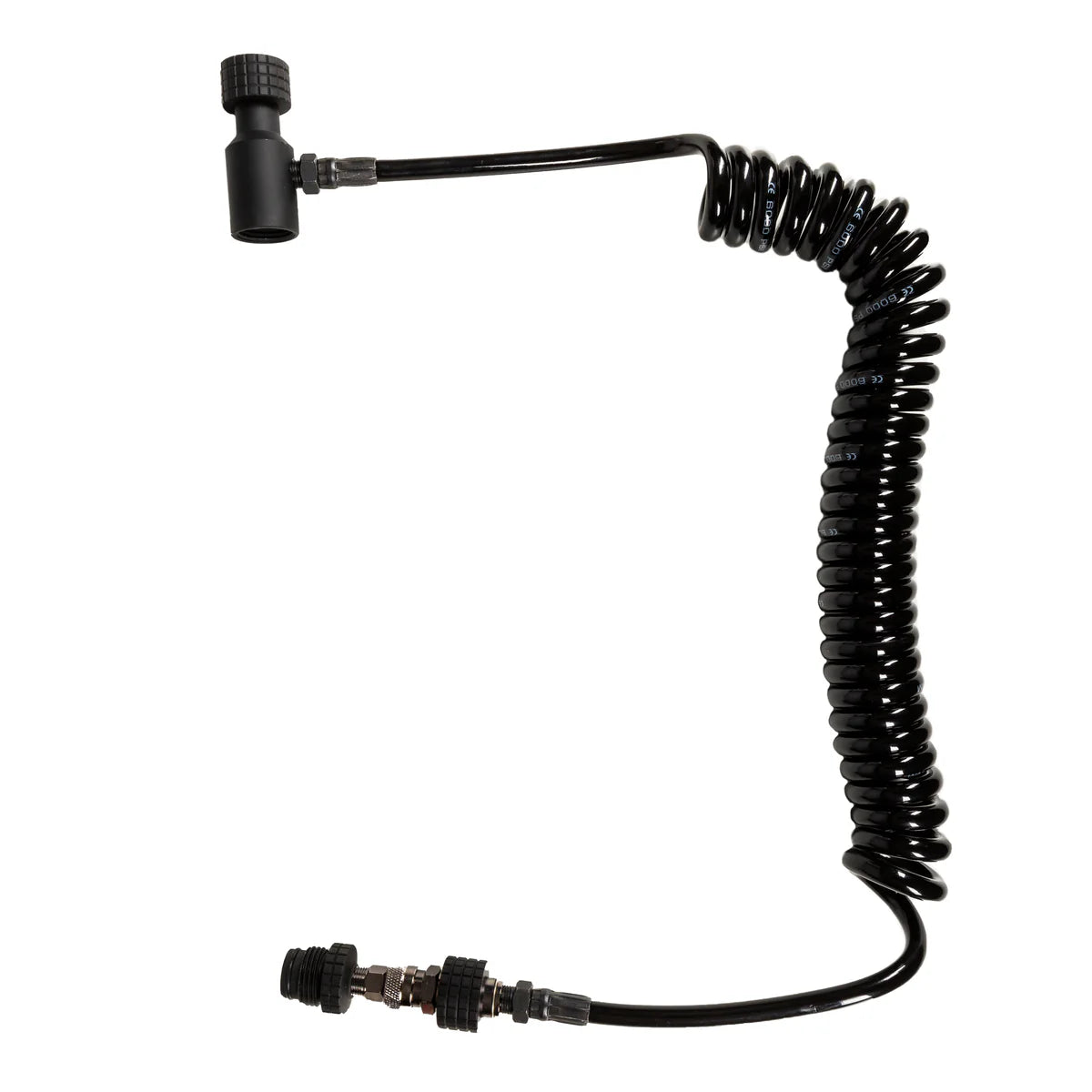 Coiled Remote w/ Slide Check + Quick Disconnect - Black - Image 3
