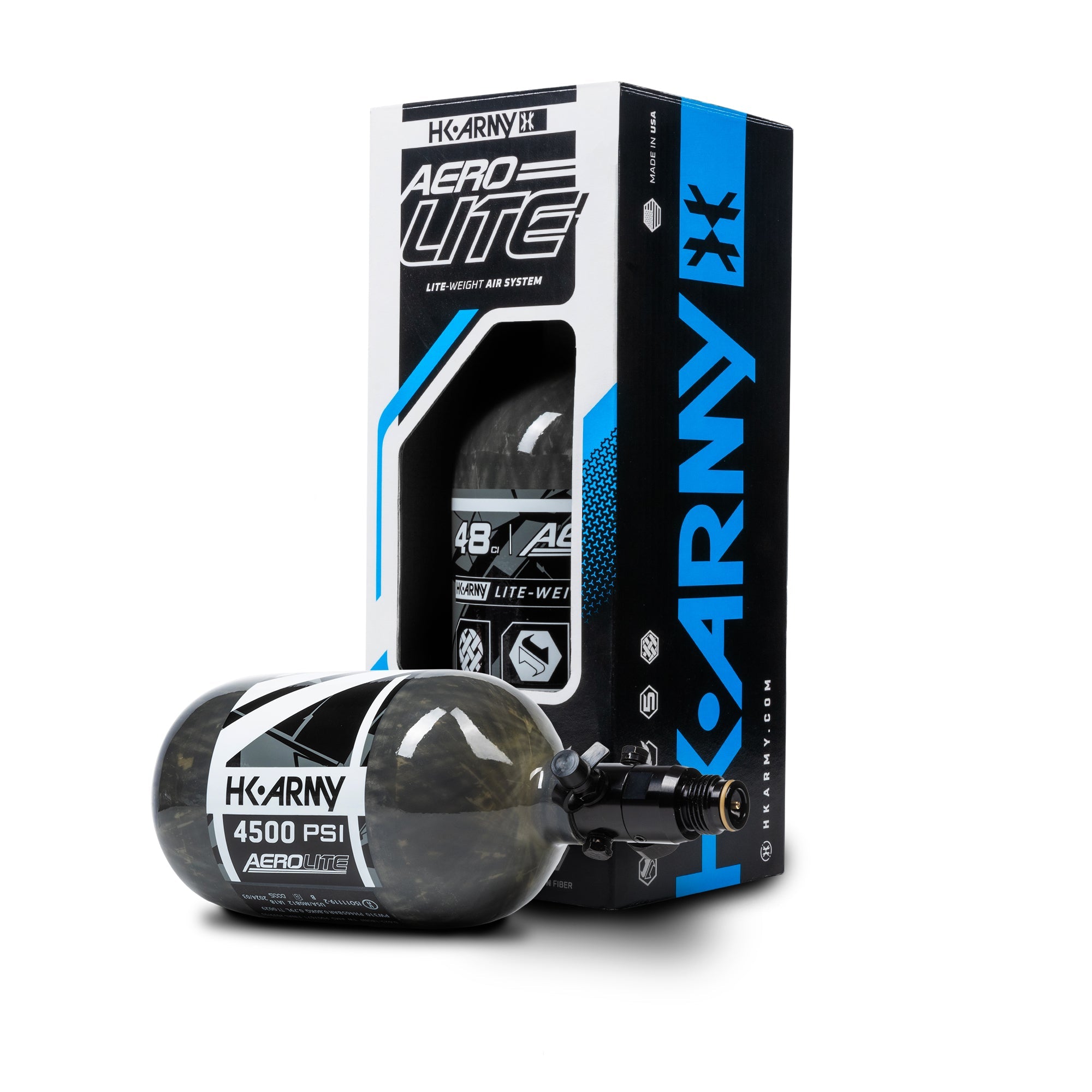 AeroLite Carbon Fiber Tank - 48ci / 4500psi - Smoke - Image 3