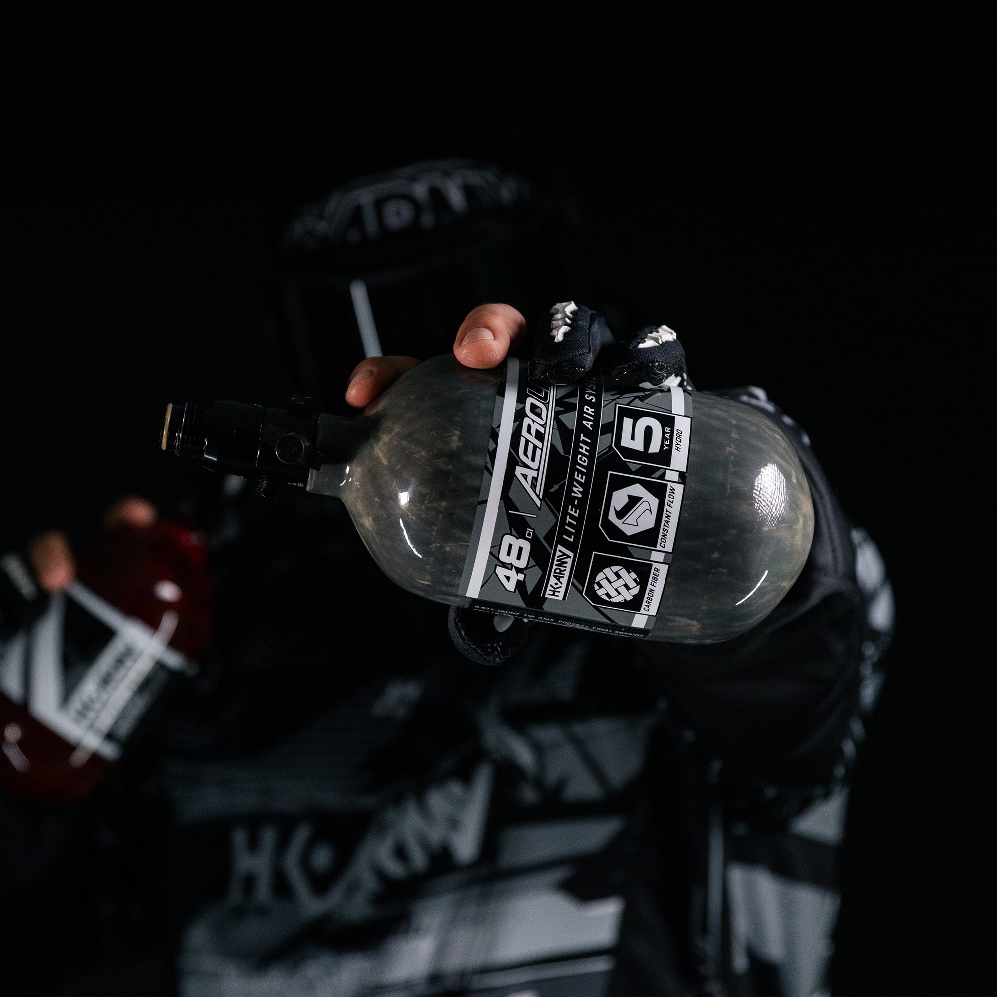 AeroLite Carbon Fiber Tank - 48ci / 4500psi - Smoke - Image 5
