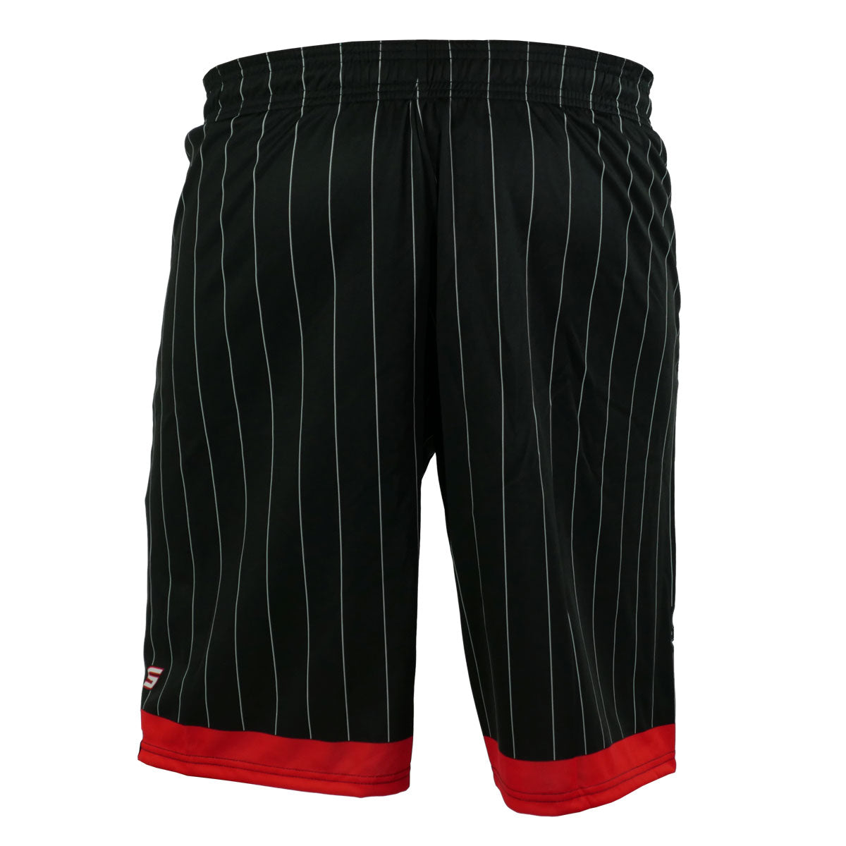Grit Shorts, Red Black Pinstripe | Casual Shorts - Image 2