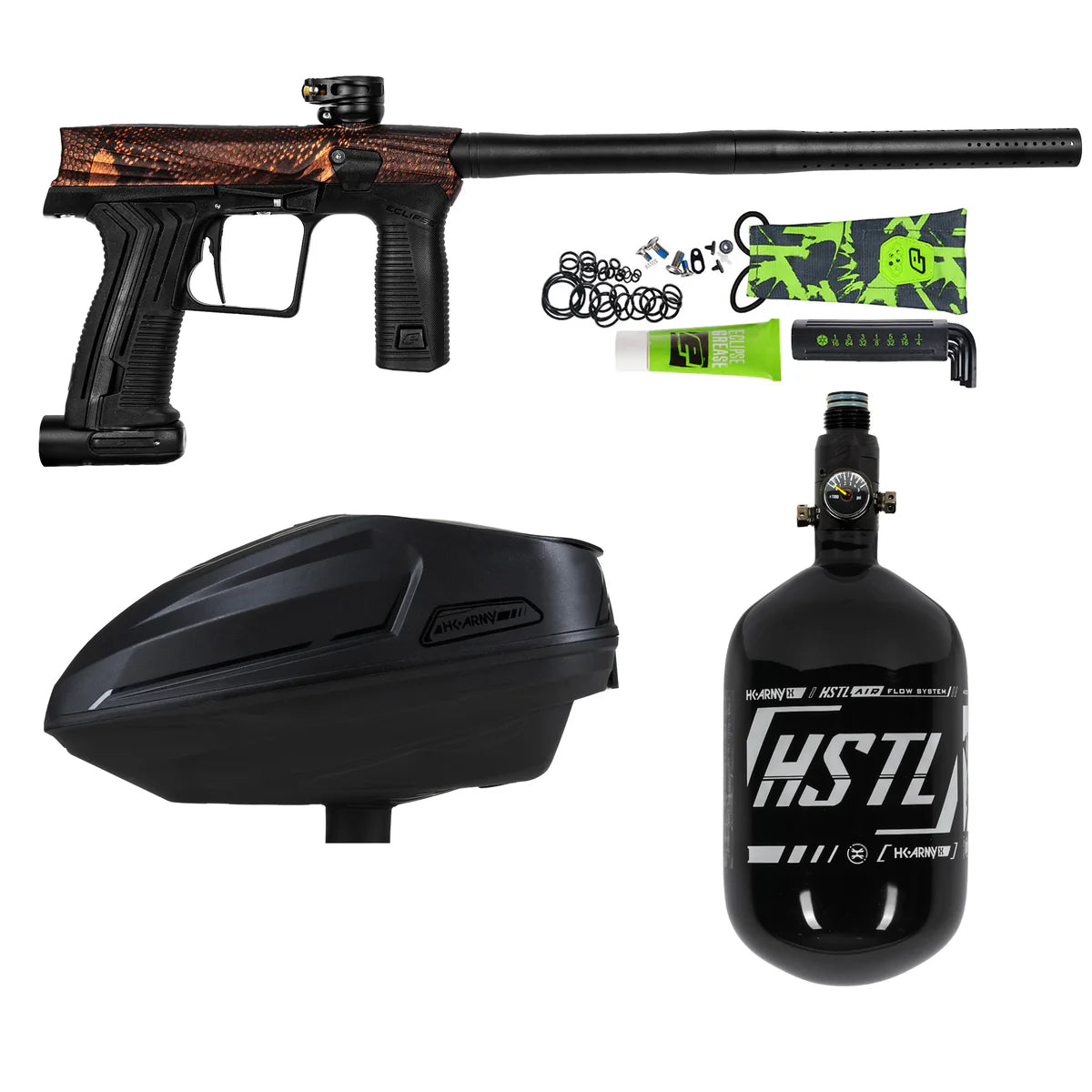HK ETHA3 Package "Snake Red" with Sonic Loader and HSTL 68ci/4500 Tank