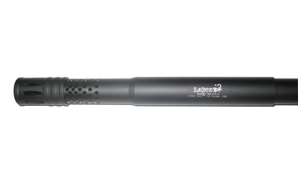 Str8Shot T8/T9 16 Inch Bead Blasted Black - Round Paint Only