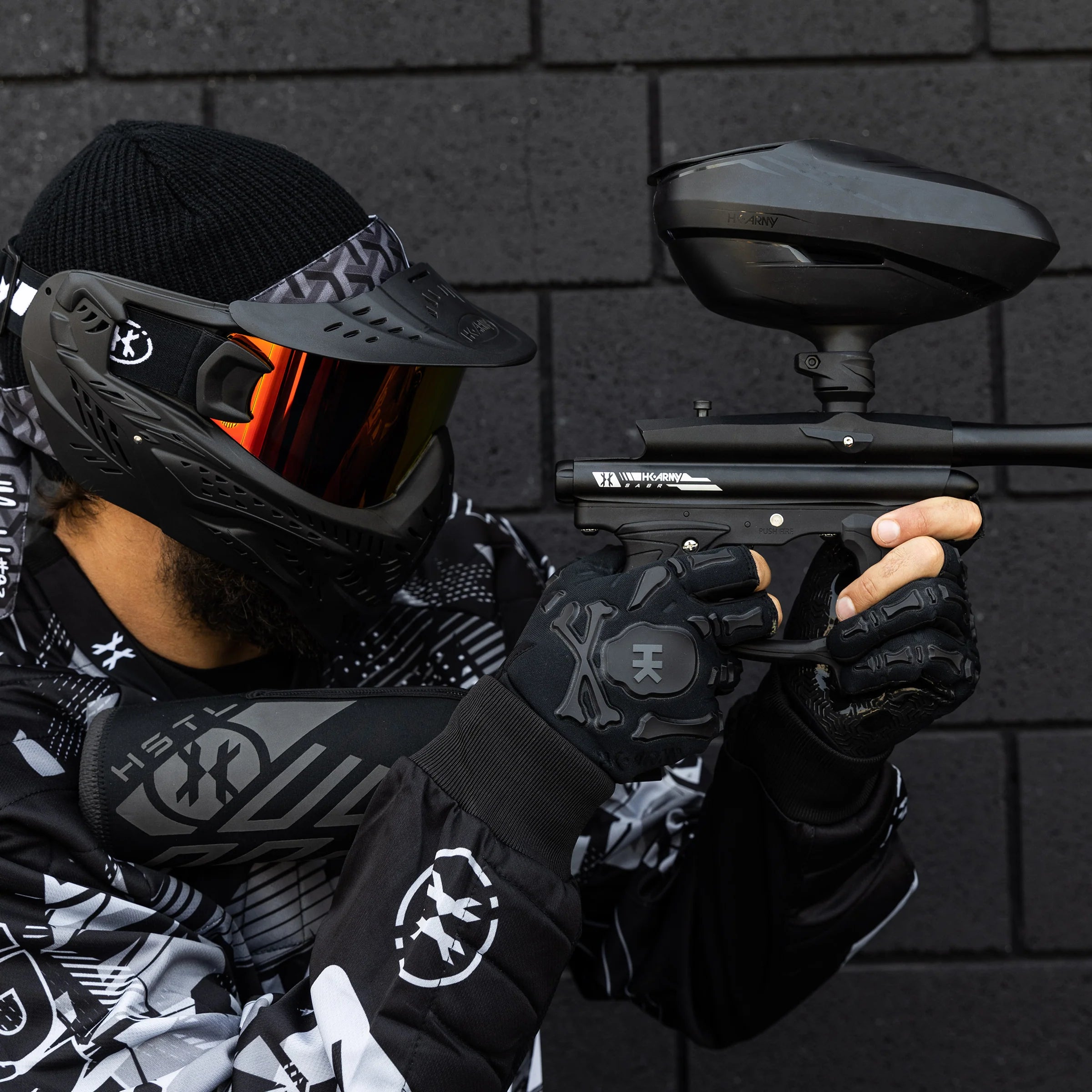 Paintball air tank cover / sleeve | HSTL 48ci/200z | Color: black - Image 11