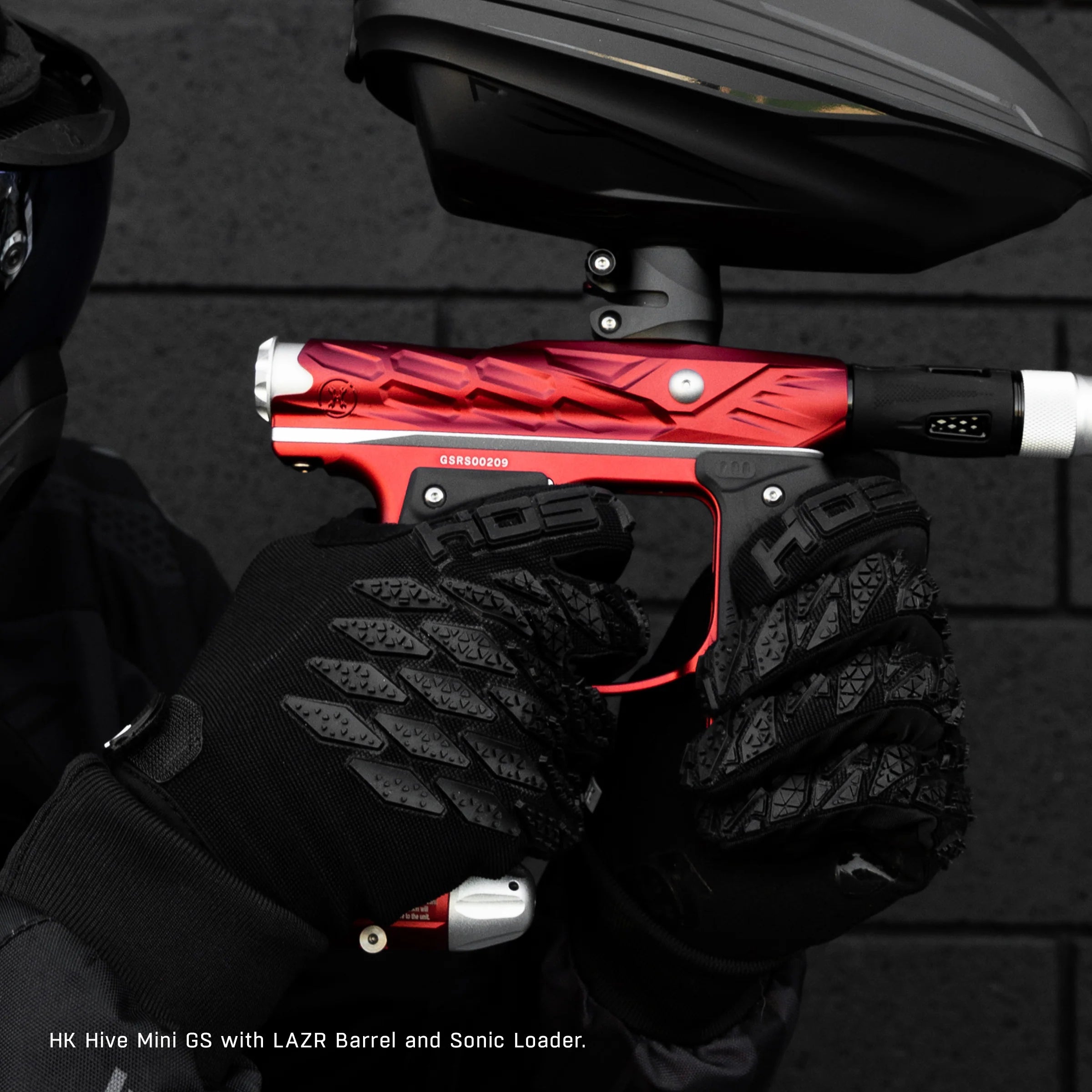 HK Army Hive Mini GS | Red/Silver | Paintball Electronic Marker - Image 7
