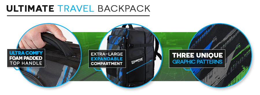 Virtue Gambler Backpack & Gear Bag - Graphic Black - Image 7
