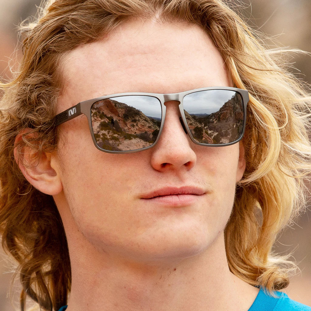 Virtue V-Inertia Polarized Sunglasses - Gunmetal Mirror - Image 4