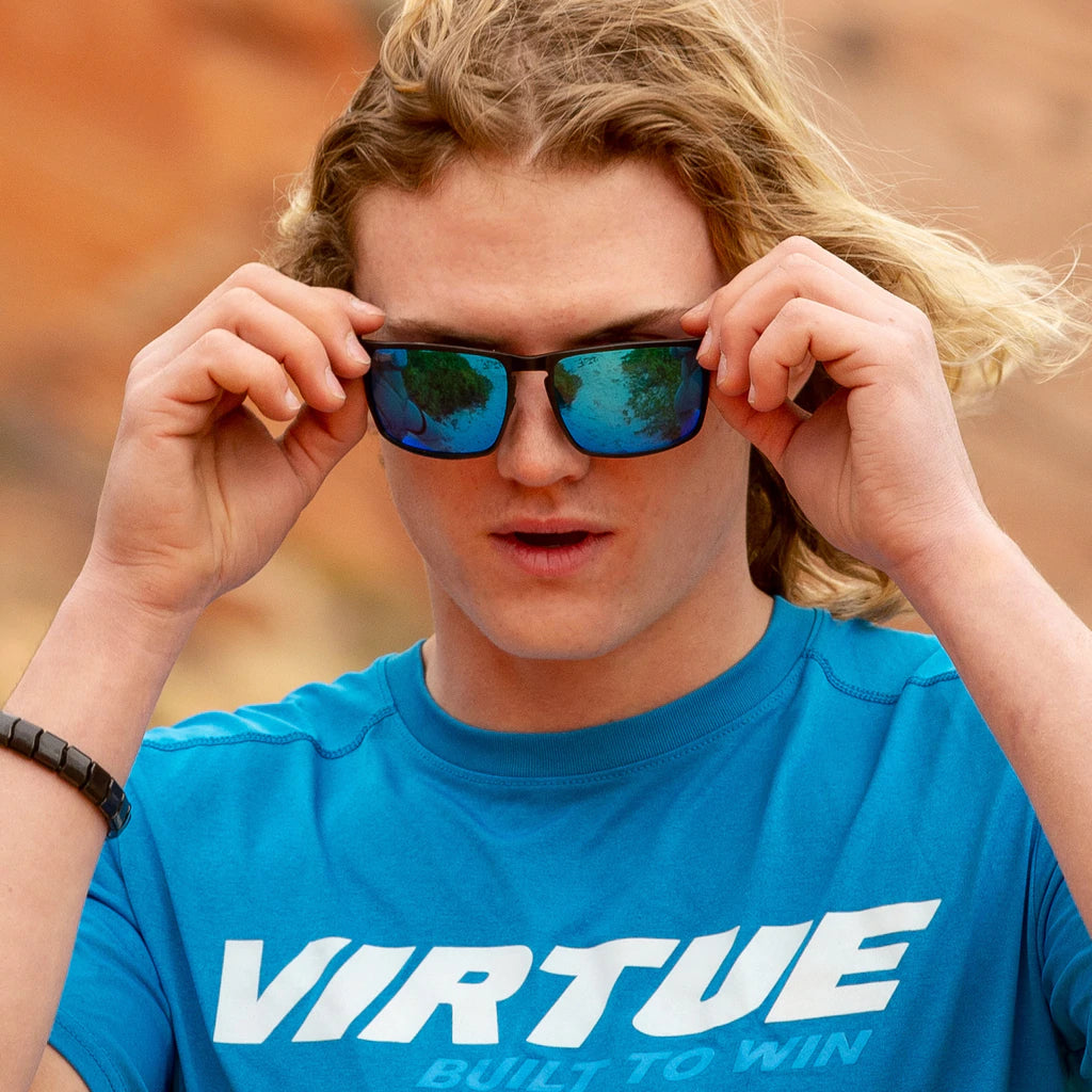 Virtue V-Inertia Polarized Sunglasses - Black Ice - Image 4
