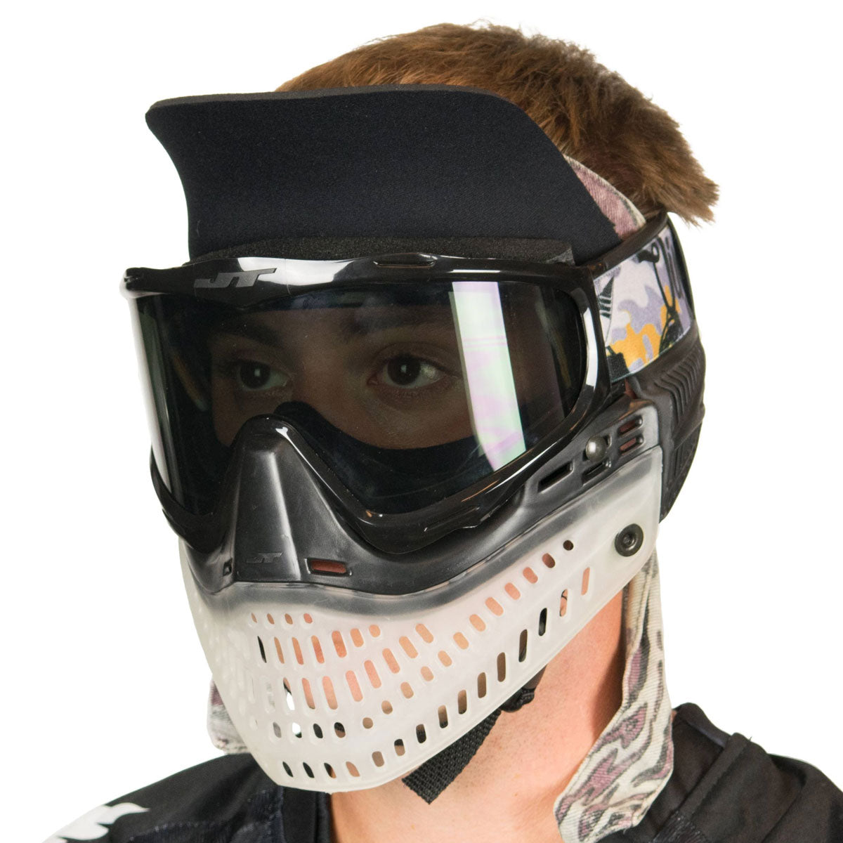 Vintage Duckbill Universal Paintball Visor, Black | Social Paintball - Image 2