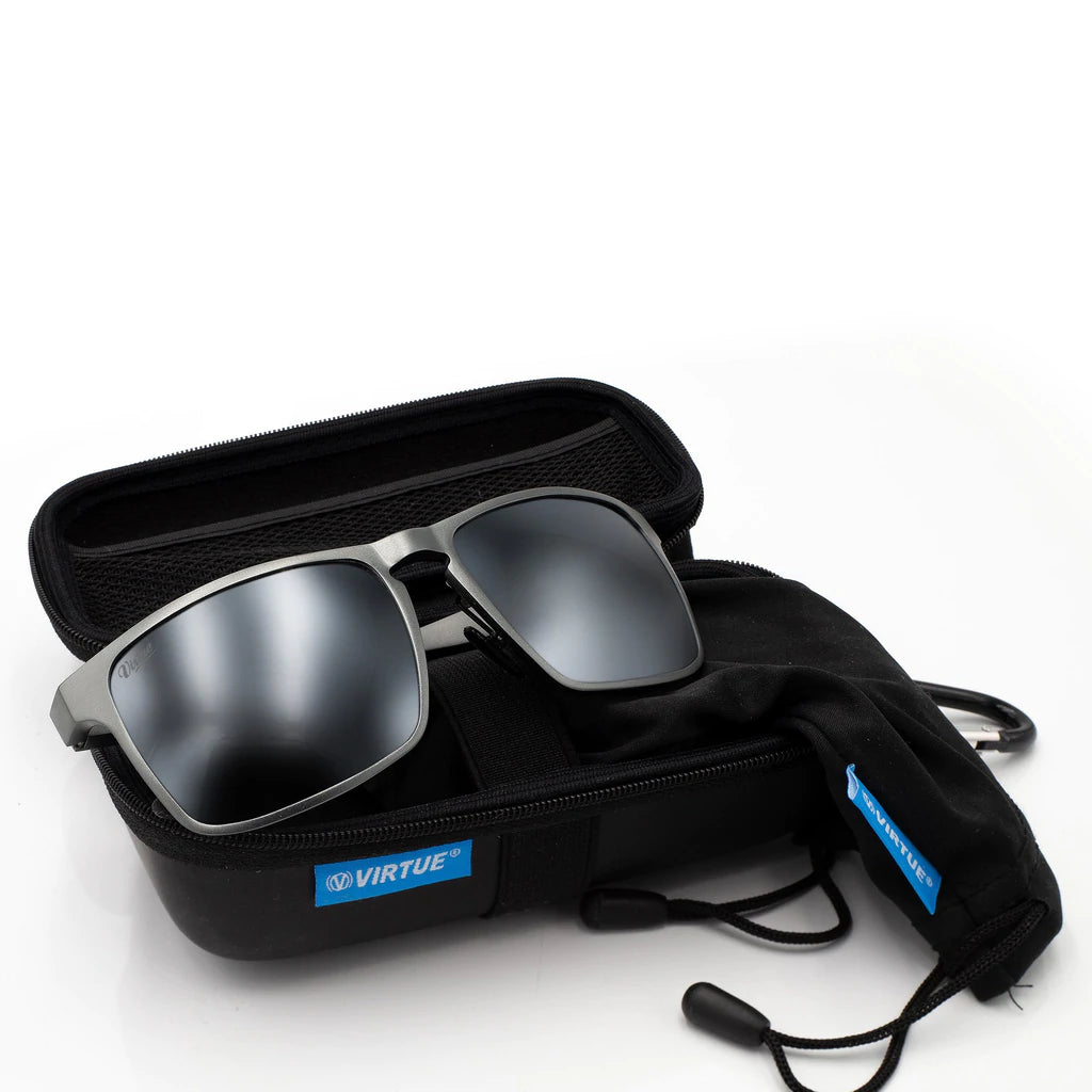 Virtue V-Inertia Polarized Sunglasses - Gunmetal Mirror - Image 3
