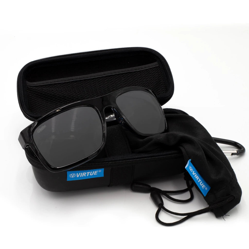 Virtue V-Paragon Polarized Sunglasses - Polished Smoke Black - Image 3