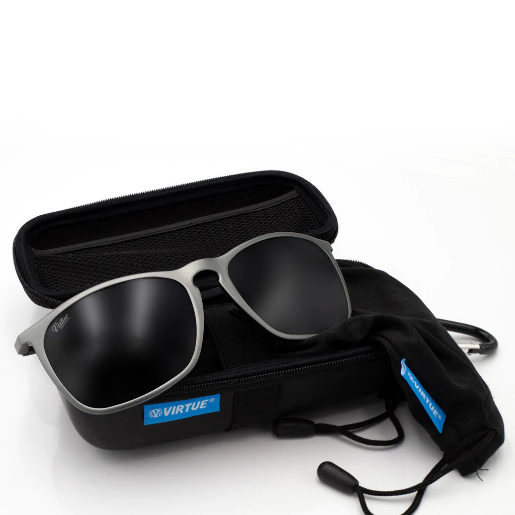 Virtue V-Wave Polarized Sunglasses - Black - Image 3