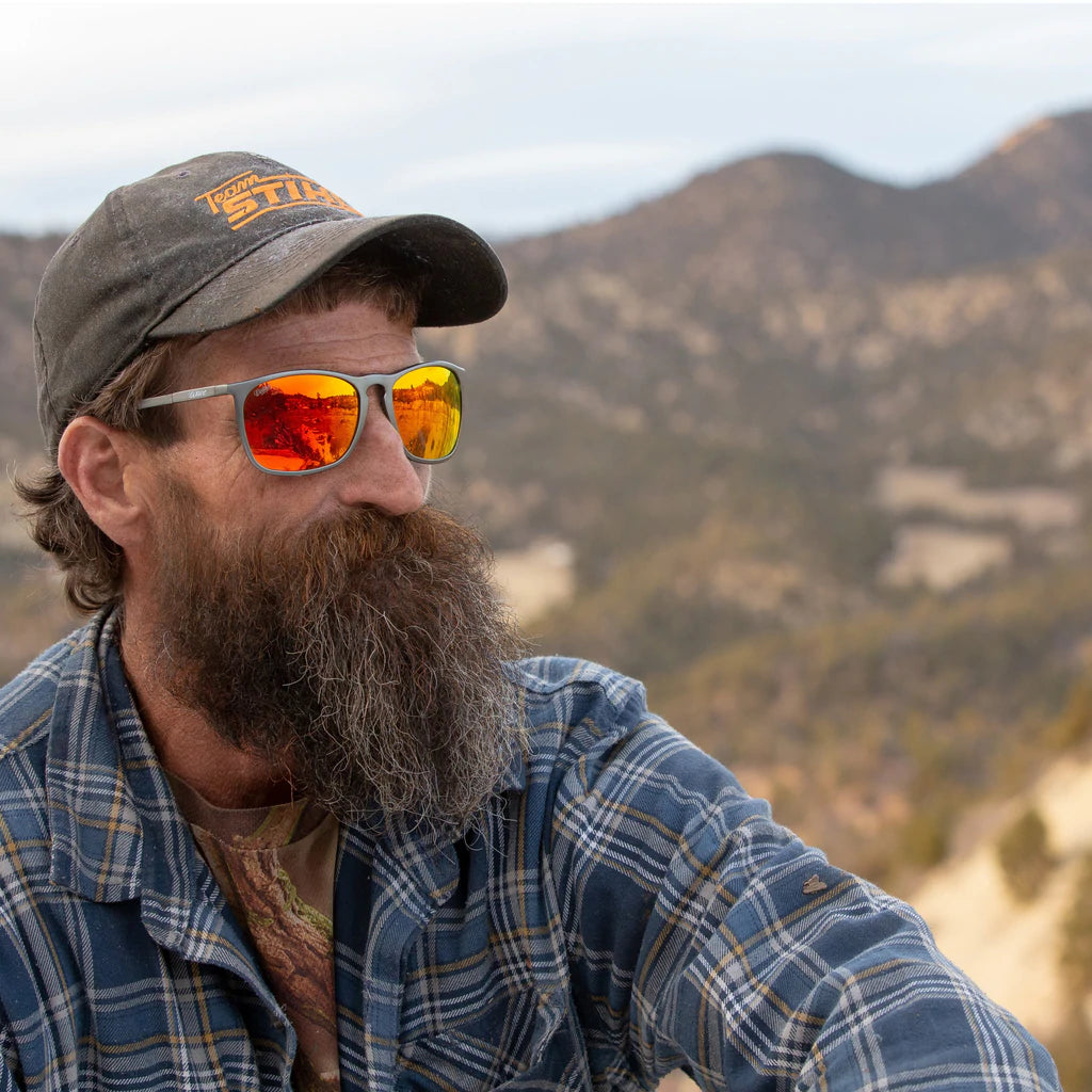 Virtue V-Wave Polarized Sunglasses - Gunmetal Fire - Image 4