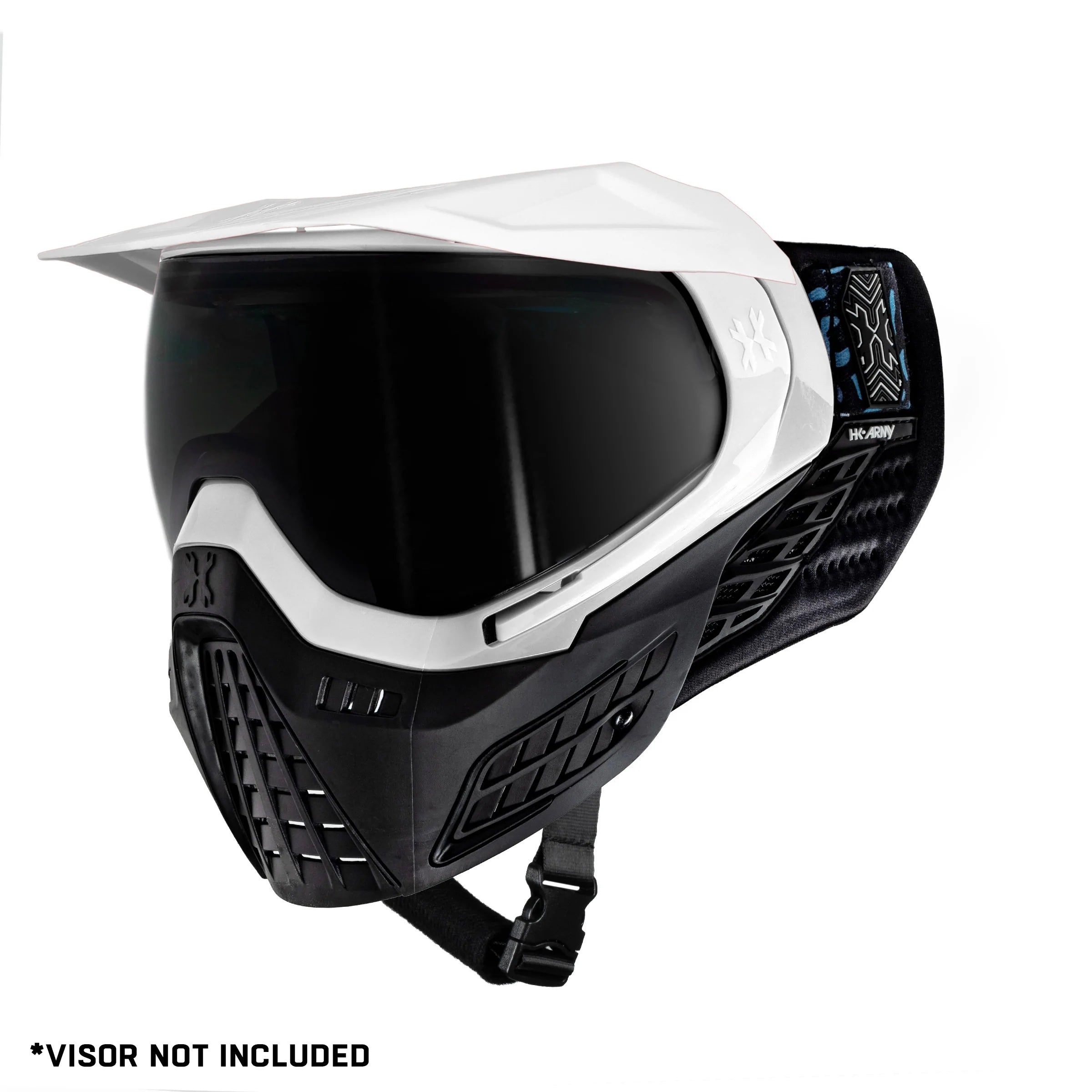 KLR Goggle Blackout White (White/Black) | Paintball Goggle | Mask | Hk Army - Image 3