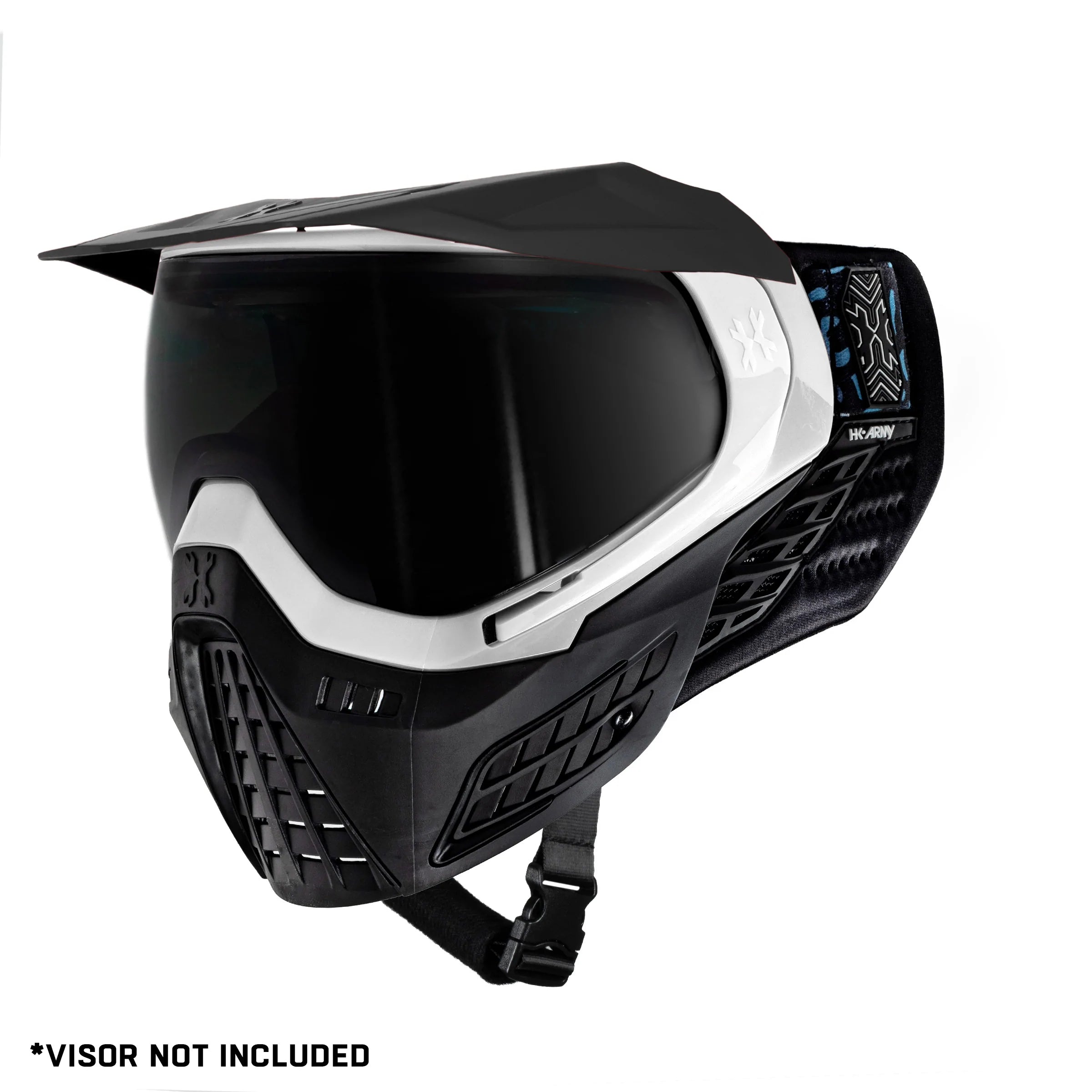 KLR Goggle Blackout White (White/Black) | Paintball Goggle | Mask | Hk Army - Image 2
