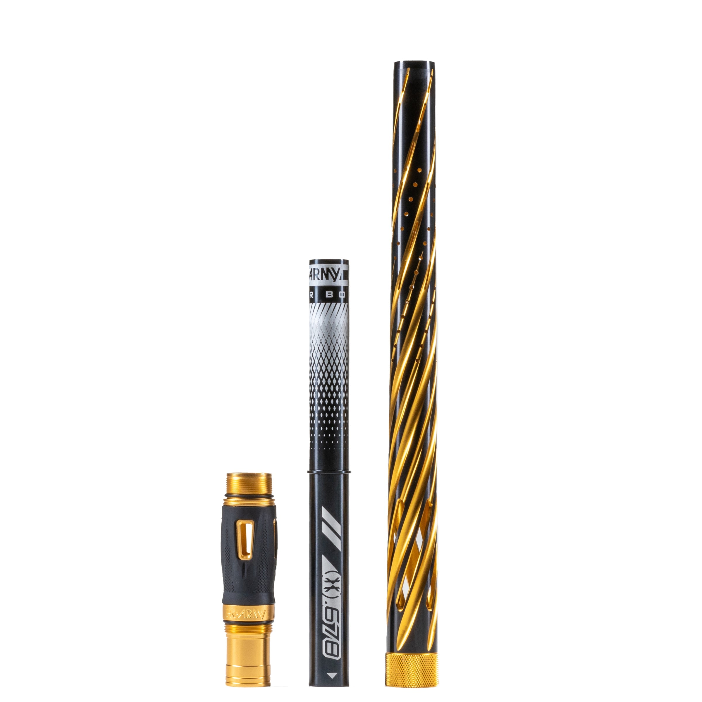 LAZR Elite Orbit Barrel Kit - 15' Dust Gold/Black Inserts - Cocker Threads - Image 10