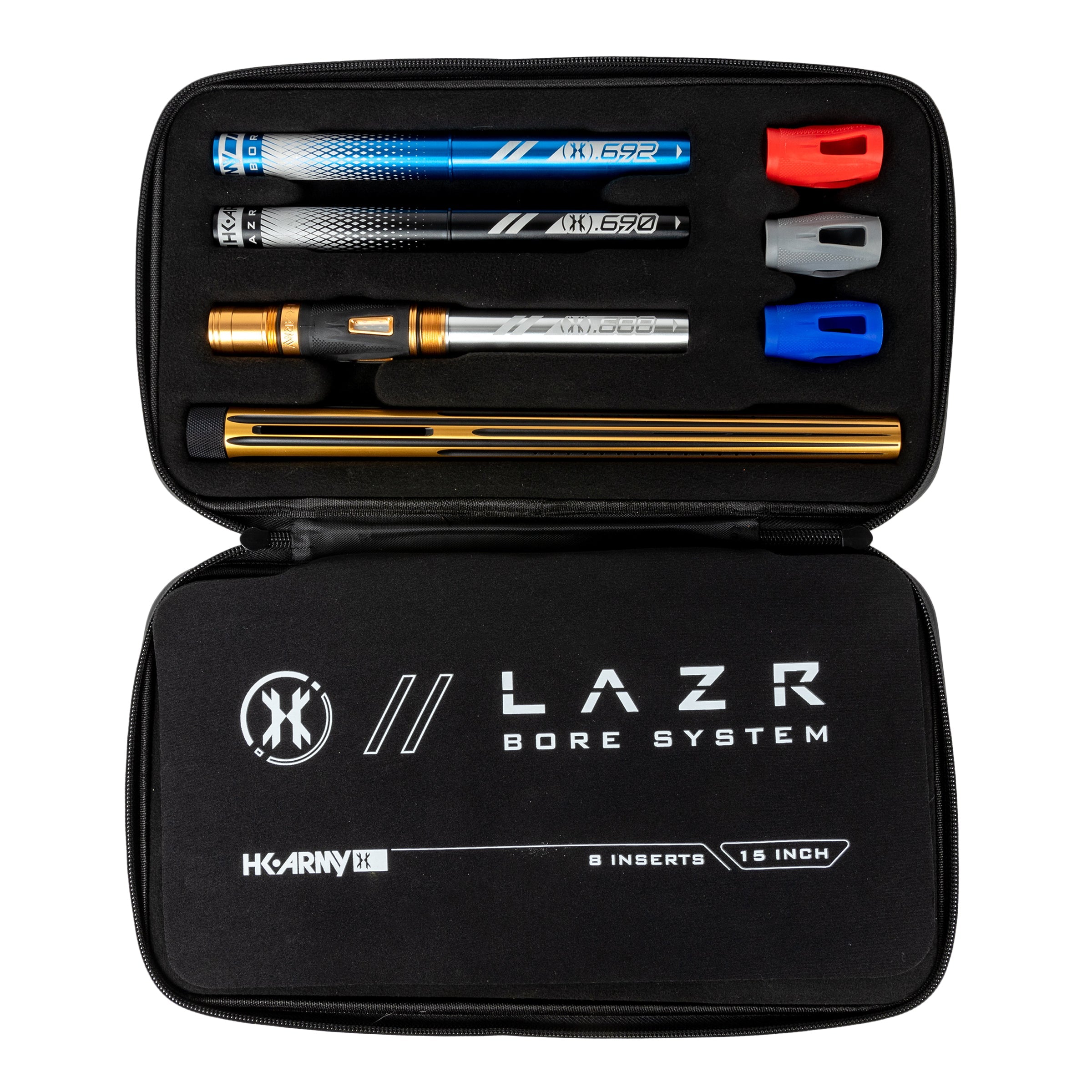 LAZR Elite Nova Barrel Kit - 15' Gold/Black - Colored Inserts - Cocker Threads - Image 5