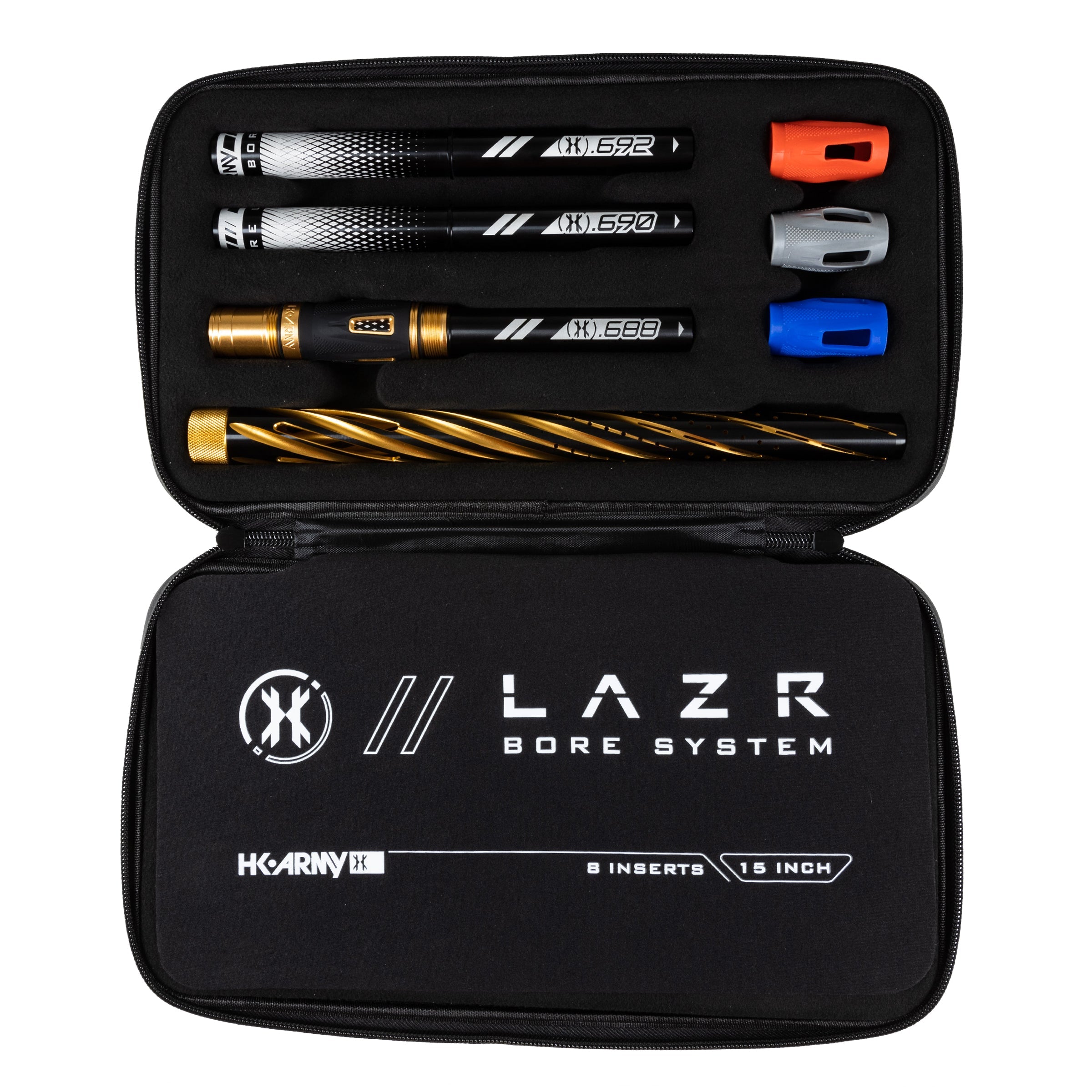 LAZR Elite Orbit Barrel Kit - 15' Dust Gold/Black Inserts - Cocker Threads - Image 3