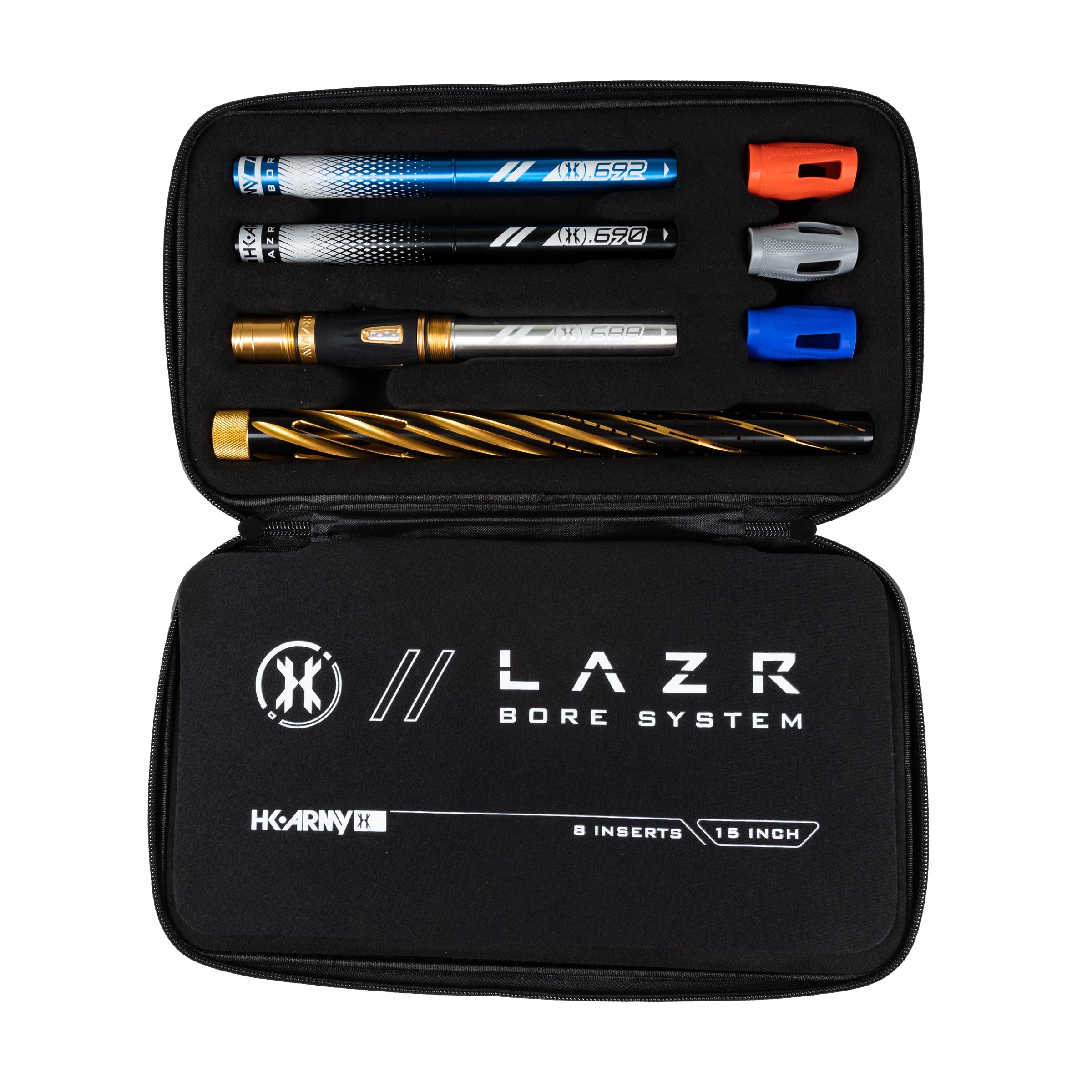 LAZR Elite Orbit Barrel Kit - 15' Dust Gold/Colored Inserts - Cocker Threads - Image 3
